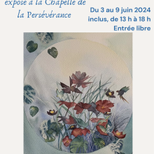 Exposition de peintures du 03 au 09 juin 2024 à la Chapelle de la Persévérance à Pau