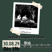 Concert des Craft Beards Men au Golf Compact d'Idron