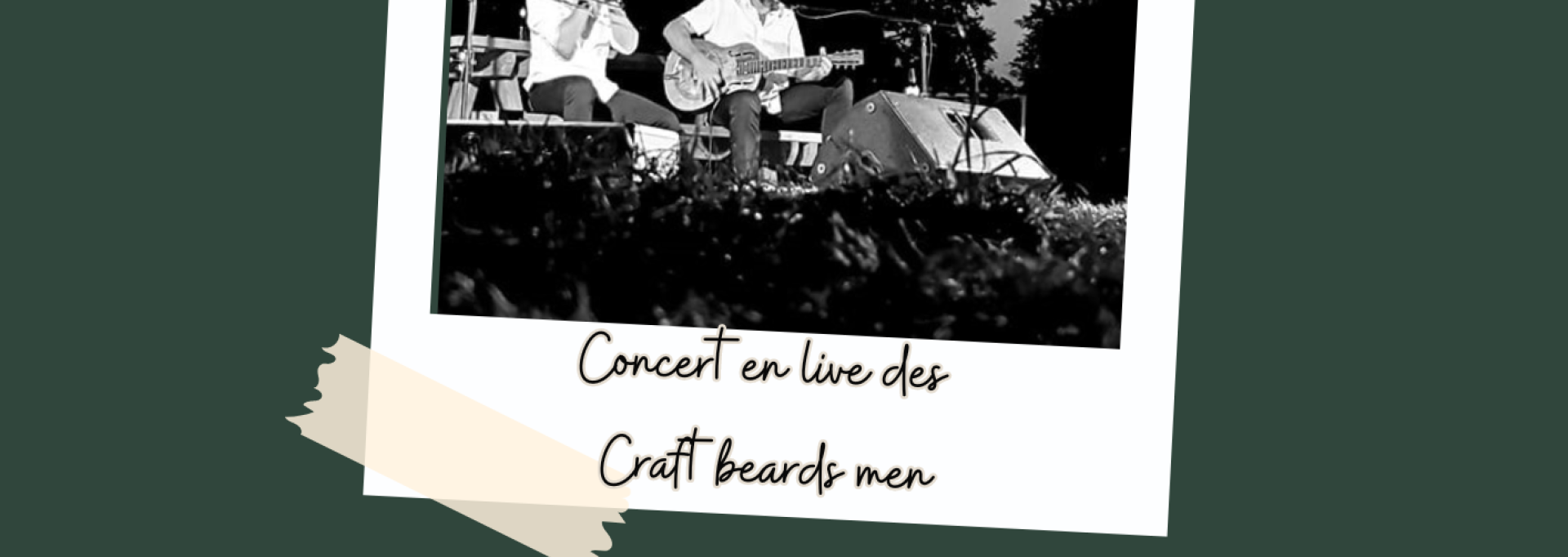 Concert des Craft Beards Men au Golf Compact d'Idron