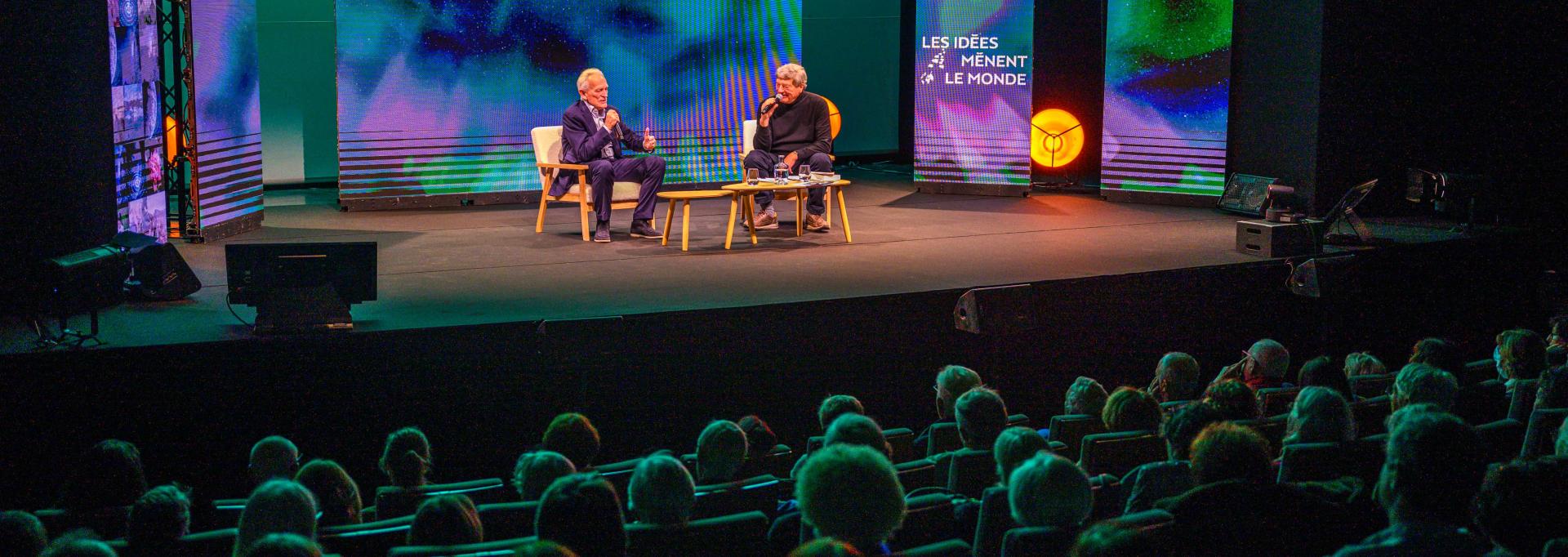 Conférence de Labro lors des idées mènent le monde 2023