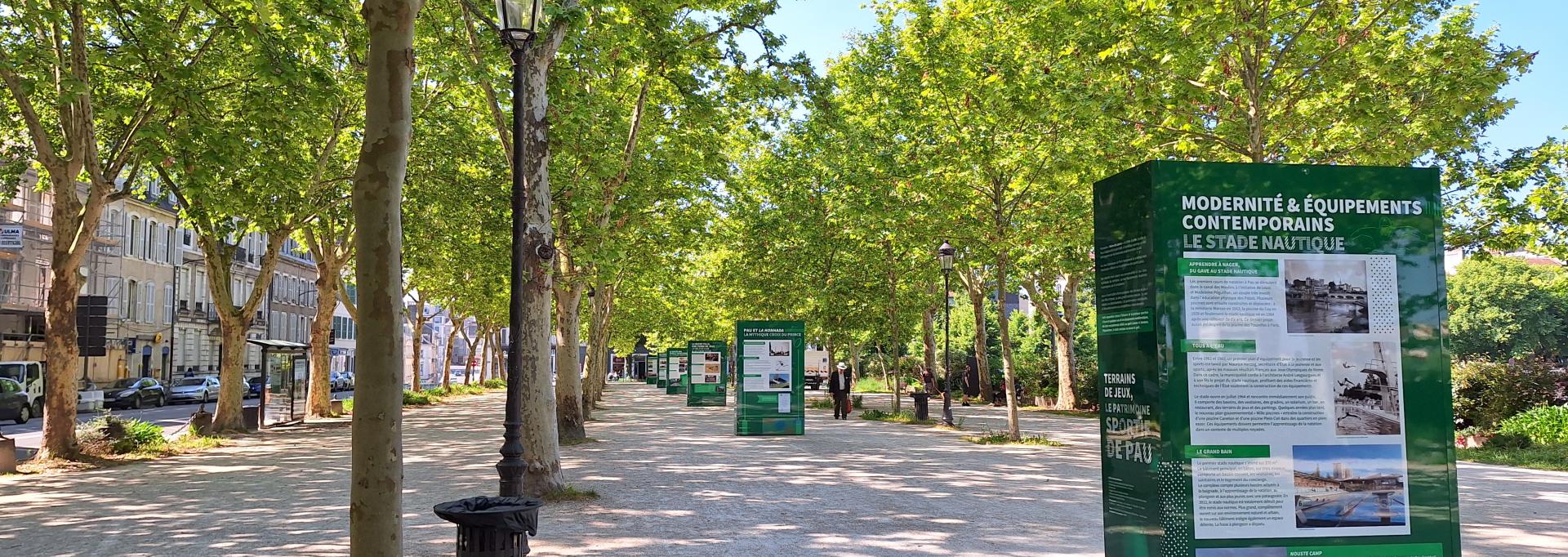 Exposition urbaine « Terrains de jeux, le patrimoine sportif de Pau »