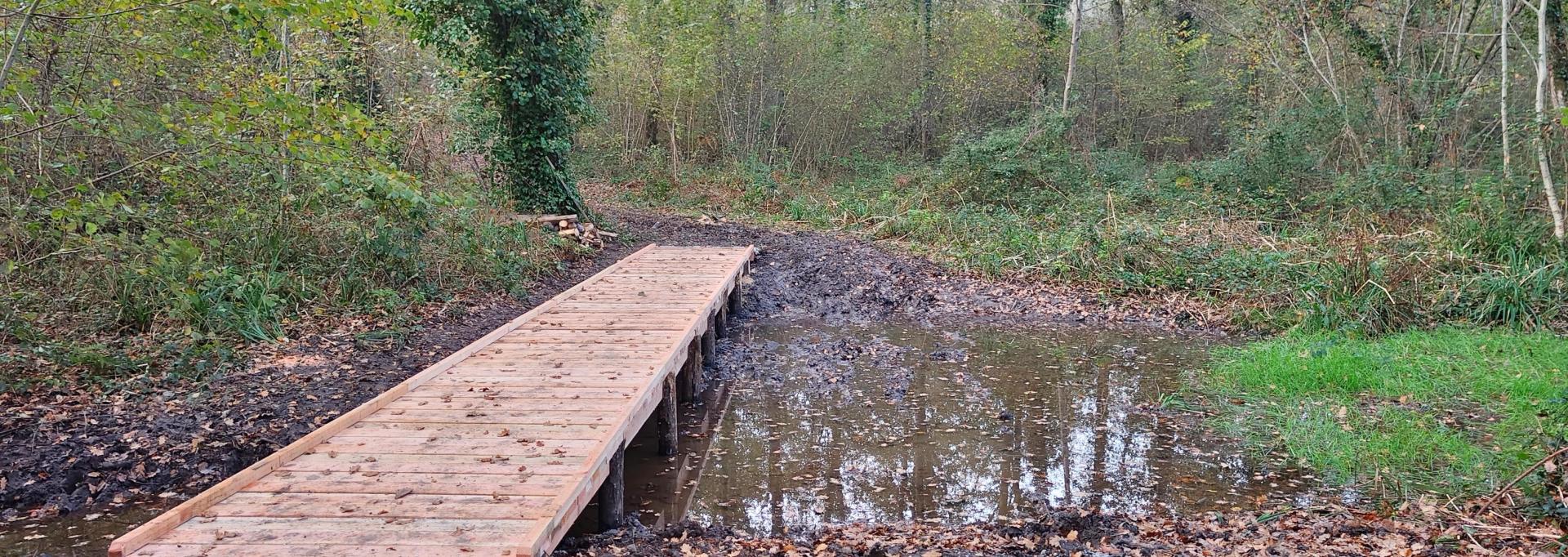 passerelle zone humide