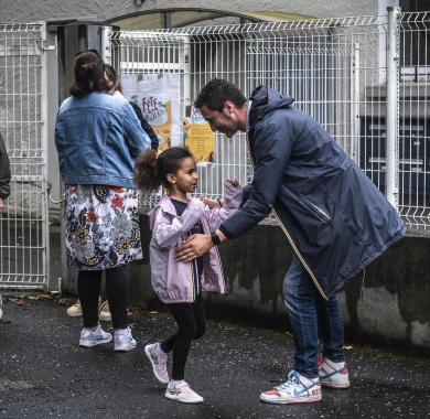 Sortie d'école avec les enfants