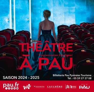 Affiche de la saison théâtre à Pau - 2024 / 2025