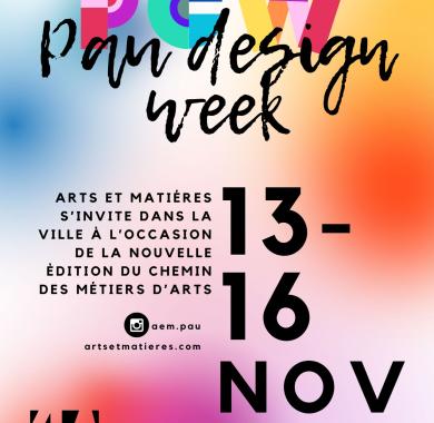 Pau Design Week du 13 au 16 novembre 2024