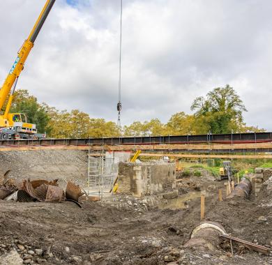 Des travaux jusqu'en novembre avenue du Vert Galant à Lescar