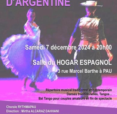 Chants et danses d'Argentine - 07/12/2024