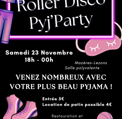 Édition 2024 Roller Disco - Pyj'Party