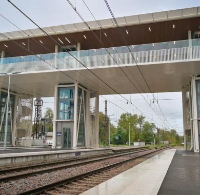 La passerelle de la Gare de Pau