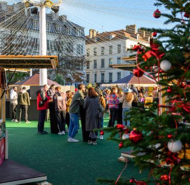 Le marché de Noël de la place Clemenceau