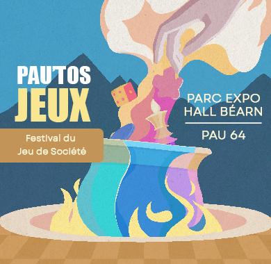 Pau'tos jeux : le festival du jeu de Pau. 12 et 13 avril 2025, entrée gratuite.