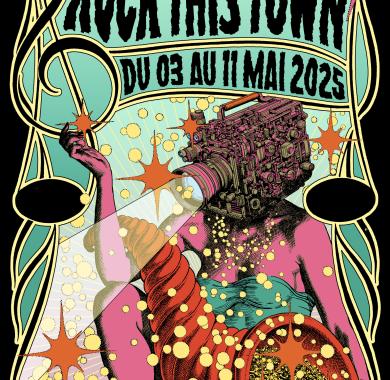 Affiche visuel Rock This Town 2025