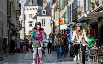 Balade en vélo dans la ville