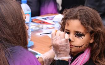 Halloween dans le centre-ville