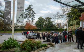 Le palais Beaumont lors des idées mènent le monde 