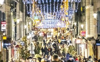 Les animations de Noël dans les rues commerçantes du centre-ville