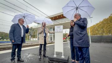 Inauguration de la nouvelle passerelle