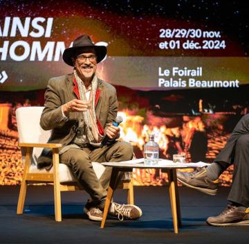 Atiq Rahimi lors de sa conférence aux Idées mènent le Monde 