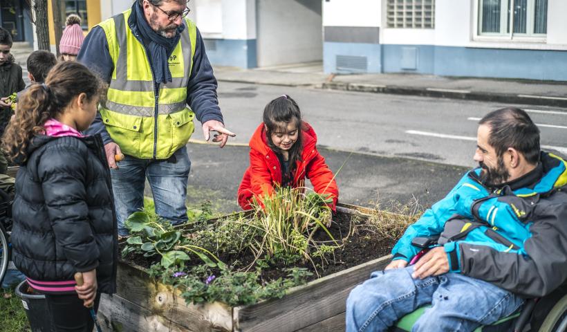 Atelier jardinage en exterieur