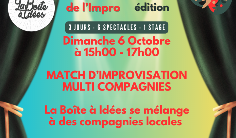 Festival Boulevard de l'Impro - Match d'Improvisation multi-compagnies