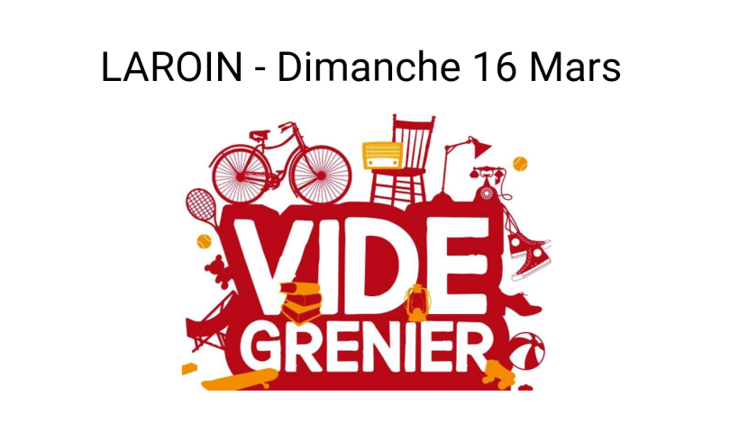 Vide grenier Laroin